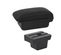 HPZPRPCEW Per VW Per Caddy 5 2024 Portabracciolo Scatola Portabracciolo Scatola Di Stoccaggio Retrofit Interno(B1 Linea nera 3USB)