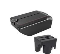 HPZPRPCEW Per VW Per Golf 6 Per S&CIROCCO Per Sagitar Per Golf 6 Golf 5 Mk6 MK5 Per Jetta 5 Bracciolo Auto Scatola Portautensili(B1 Red line 7 usb)