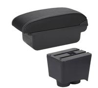 HPZPRPCEW Per VW Per Polo Bracciolo Per VW Per POLO Mk5 6R Per Vento 2002-2009 Bracciolo Portaoggetti Scatola Di Immagazzinamento Auto(C3 Nero bianco SENZA USB)