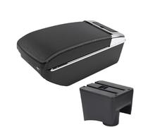 HPZPRPCEW Per VW Per POLO Mk5 6R Per Vento Box Bracciolo Auto Parti Interni Scatola Di Archiviazione Accessori Auto Interfaccia USB(A3 Nero bianco 7USB)