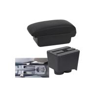HPZPRPCEW Per VW Per Polo Per Polo 9N 3 Mk4 2002 2003 2004 2005 2006-2009 Vanetto Bracciolo Auto Interni Retrofit Ripostiglio Accessori Auto(A1 Linea nera SENZA USB)