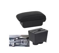 HPZPRPCEW Per VW Per Polo Per Polo 9N 3 Mk4 2002 2003 2004 2005 2006-2009 Vanetto Bracciolo Auto Interni Retrofit Ripostiglio Accessori Auto(B1 Linea nera 3USB)