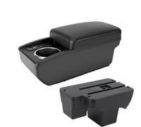 HPZPRPCEW Per VW Per Polo Scatola Bracciolo Per VW Per Polo Bracciolo Auto 2019 2020 2021 2022 2023 2024 Scatola Di Stoccaggio Parti Di Retrofit(B2 Linea nera 6USB)