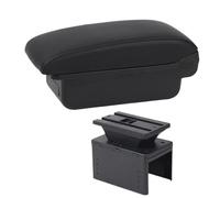 HPZPRPCEW Per VW Per T-Cross Scatola Bracciolo Per VW Per T-Cross Bracciolo Auto Interni Scatola Di Archiviazione Centrale(Linea nera A2 Nessuna USB)