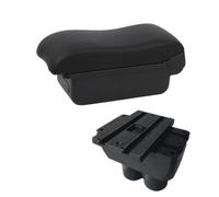 HPZPRPCEW Per VW Per T&ouran Bracciolo Console Centrale Appoggia Gomiti Scatola Contenitore Con USB Portabicchieri(Una linea nera Nessuna USB)