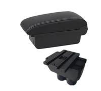 HPZPRPCEW Per VW Per T&ouran Bracciolo Scatola Di Immagazzinamento Centrale Accessori Auto Interni Di Retrofitting(A1 Nero bianco NOUSB)