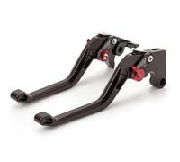HPZPRPCEW Per Y&amaha YZF R1 2004 2005 2006 2007 2008 YZF R6 2005-2010 2011 2012 2013 2014 2015 2016 Leve Freno Frizione Regolabili per Moto(Long Black)