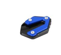 HPZPRPCEW Per YAMAHA Per Tracer 700 2015 2016 2017 Moto Piede Cavalletto Laterale Ingrandire Piastra Di Estensione Pad Supporto(Blu)