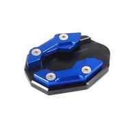 HPZPRPCEW Per YAMAHA XMAX 300 2015-2021 Cavalletto Piastra Di Supporto Estensione Del Piede Pad Base Accessori Moto Laterale(Blu)