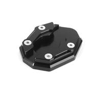 HPZPRPCEW Per YAMAHA XMAX 300 2015-2021 Cavalletto Piastra Di Supporto Estensione Del Piede Pad Base Accessori Moto Laterale(NERO)