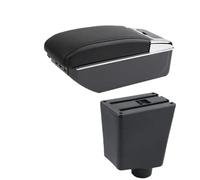 HPZPRPCEW Portabracciolo Auto Accessori Componenti Di Stoccaggio Retrofit Interno Specifico Per R&enault Per Captur Per Clio 3 III(D linea nera 7USB)
