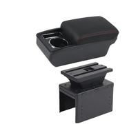 HPZPRPCEW Portabracciolo Auto Per TT Coupé Per TT Vanità Centrale Portabicchieri Ricambi Interni(B1 Black red NO USB)