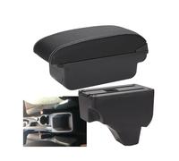 HPZPRPCEW Portabracciolo Auto Scatola Di Archiviazione Parti Di Retrofit Dettagli Interni Accessori Auto Per Peugeot 208 2019 2020-2024(C3 Nero bianco SENZA USB)