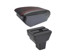 HPZPRPCEW Portabracciolo Per N&issan Per Almera 2020 2021 2022 2023 2024 Portabracciolo Auto Ricambi Interni Vanità(F All Black No USB)