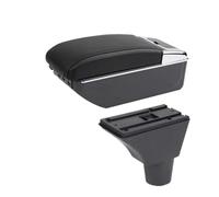 HPZPRPCEW Portabracciolo Scatola Di Stoccaggio Retrofit Accessori Auto Per R&enault Per Sandero Stepway Portabracciolo(D2 linea nera 7USB)