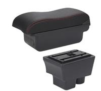HPZPRPCEW Portabrasile Auto Per S&koda Per FABIA Portabrasile Per S&koda Per Fabia II 2 2007-2014 Superficie Curva Pelle Portabrasile Auto(C1 Nero rosso NO USB)