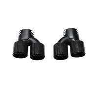 HPZPRPCEW Quadruplo In Fibra Di Carbonio Per G22 G23 M440i 2021 2022 Terminale Di Scarico Doppio Ugello Terminale(Carbon Fiber Texture N)