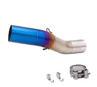 HPZPRPCEW Scarico Per Moto Modificato Raccordo Anteriore Slip-On Silenziatore Da 51 Mm Per CBR250RR 2017 2018 2019 2020 2021 2022 Anni(Stile A)