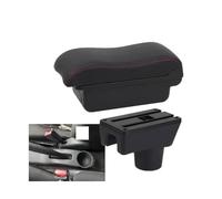 HPZPRPCEW Scatola Bracciolo Auto Per Mitsubishi Per Attrage Per Mirage Per Mirage Per Space Star Scatola Di Archiviazione Parti Retrofit Accessori Auto(A2 Black red NO USB)