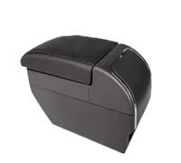 HPZPRPCEW Scatola Bracciolo Auto Per Opel Per Corsa F 2019 2020 2021 2022 2023 2024 Accessori Auto Retrofit(F All Black No USB)