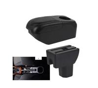 HPZPRPCEW Scatola Bracciolo Auto Per Suzuki Per IGNIS Pezzi Retrofit Scatola Di Stoccaggio Dettagli Interni(Nero Nero)