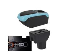 HPZPRPCEW Scatola Bracciolo Auto Per Suzuki Per IGNIS Pezzi Retrofit Scatola Di Stoccaggio Dettagli Interni(Nero Blu)