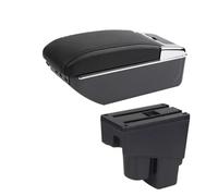 HPZPRPCEW Scatola Bracciolo Per Jazz Per Fit Per Jazz 1 2003 2004 2005 2006 2007 Bracciolo Auto Scatola Di Archiviazione Accessorio Auto(D2 linea nera 7USB)