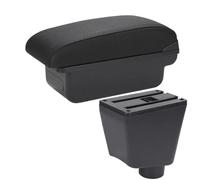 HPZPRPCEW Scatola Bracciolo Per R&enault Per Clio 4 Bracciolo Per Captur Per Clio 3 III IV Scatola Bracciolo Auto Scatola Di Immagazzinaggio Accessori(C2 Linea nera NO USB)