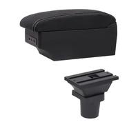 HPZPRPCEW Scatola Bracciolo Per Toyota Per Yaris 3 Hybrid Per Yaris Per Vitz Scatola Bracciolo Auto Modifica Interna Ricarica USB Accessori Auto(C1 Linea Bianca)
