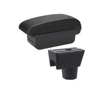 HPZPRPCEW Scatola Portabracciolo Centrale Per N&issan Per Terrano 3 Auto Portabracciolo Scatola Di Archiviazione Ricambi Accessori Auto(B3 Nero bianco 3USB)