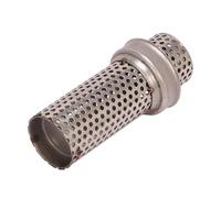 HPZPRPCEW Silenziatore Di Scarico Universale Da 51 Mm A 60 Mm DB Killer Rimovibile Silenziatore Di Scarico In Acciaio Inox Per Moto Raccordo Per Marmitta(50.8mm*100mm)