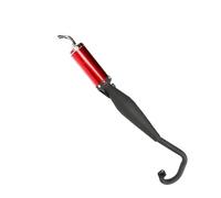 HPZPRPCEW Sistema Di Scarico Completo Marmitta E Silenziatore Tubo Di Contatto Per Minimoto Da Cross A Per 2 Tempi 43cc 47cc E 49cc(ROSSO)
