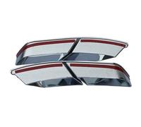 HPZPRPCEW Striscia Decorativa Cromata Per Paraurti Posteriore Copertura Terminale Di Scarico Per VW Per Passat B8 2020 2021 2022 2023 Accessori Per Modifiche(Argento)
