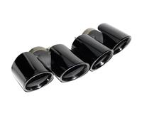 HPZPRPCEW Terminale Di Scarico Con Ugello In Acciaio Inox Nero Per Porsche 911 Per Carrera 911.1 911.2 2011 2012 2013 2014 2015(NERO)