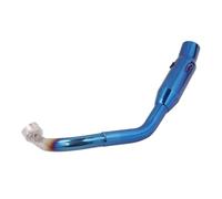 HPZPRPCEW Terminale Di Scarico Slip On Per FORZA300 Per FORZA350 NSS350 300 2018 2019 2020 2021 Raccordo Anteriore Per Scarico Moto Da 51 Mm(Blu)