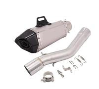 HPZPRPCEW Terminale Di Scarico Slip On Per Voge 500DS 500R LX500DS 2019 2020 Silenziatore Con Raccordo Intermedio E DB Killer Rimovibile(Style D)