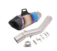 HPZPRPCEW Terminale Di Scarico Slip On Silenziatore Con Raccordo Intermedio E DB Killer Rimovibile Per Voge 500DS 500R LX500DS 2019 2020(Style H)
