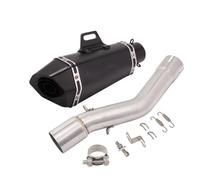 HPZPRPCEW Terminale Di Scarico Slip On Silenziatore Con Raccordo Intermedio E DB Killer Rimovibile Per Voge 500DS 500R LX500DS 2019 2020(Style C)