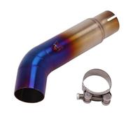 HPZPRPCEW Tubo Di Collegamento Intermedio Modificato Per Scarico Moto Escape Per SUZUKI GSX-S 750 BK750 GSR750 GSXS750 GSX S750 2018 2020 2021 2020 2022(Stile B)