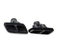 HPZPRPCEW Tubo Di Scarico Per Auto In Acciaio Inossidabile Quadruplo Modificato Con Ugello Di Scarico Quadrato SVR Look Per Range Rover Sport L494(NERO)