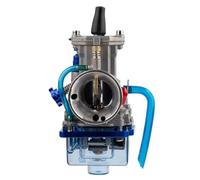 HPZPRPCEW Universale Per PWK 21 24 26 28 30 32 34 Mm Carburatore Per Moto Per Maikuni Per OKO YZ85 Power Jet Coperchio Vaschetta Blu Trasparente(28mm)