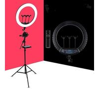 HQ-21N 21 pollici 52,5 cm LED Ring Vlogging Photography Kit luci video con telec