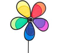 HQ Design Windspiration - Flower, Resistente ai Raggi UV e alle intemperie, Decorazione per Giardino, terrazza e Balcone, girandola a Vento con Asta (Flower Fly)