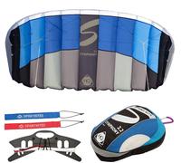 HQ Lenkmatte Powerkite Due Fili Lenkdrachen Symphony 2.2 Aqua 220 X 79 Cm R2F