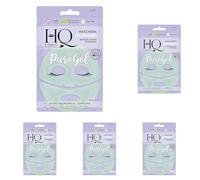 HQ - Maschera viso tessuto riequilibrante - Purifica e lenisce - Argilla e lavanda - 90% ingredienti naturali - Trattamento detossinante settimanale - Prodotto in Corea - Formula vegana