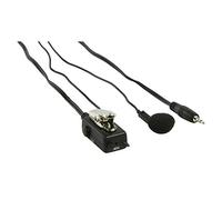 HQ PMR-PHK3 Monofonico Auricolare Nero con microfono - Cuffie con microfono (Monofonico, Auricolare, Nero, Cablato, Sovraurale, Cobra MT200, 600, 800, 975)