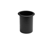 HQ-Power Tubo bass reflex, per cassa altoparlante, con griglia protettiva, Ø 95 x 113 mm, plastica, nero