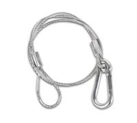 HQ-Power CAVO DI SICUREZZA RIVESTITO IN PVC - CARICO MAX. 50 kg / 110 lb