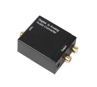 HQ-Power Convertitore audio, da digitale ad analogico, Toslink + coassiale a RCA, nero