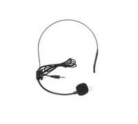 HQ-Power Cuffia con microfono, con cavo, connettore jack 3,5 mm, nera